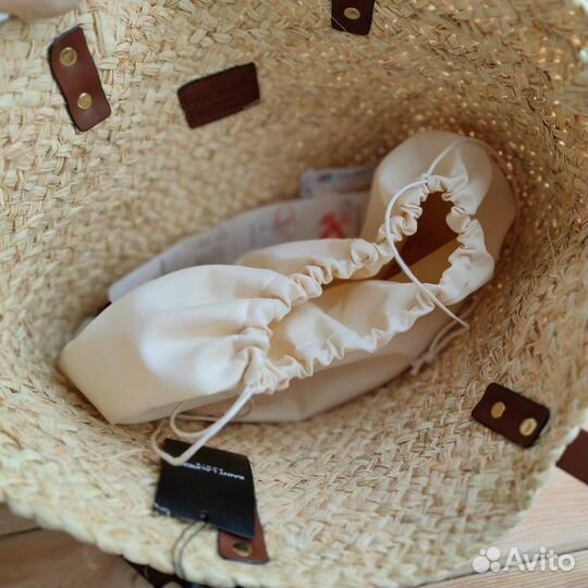 Сумка пляжная плетеная