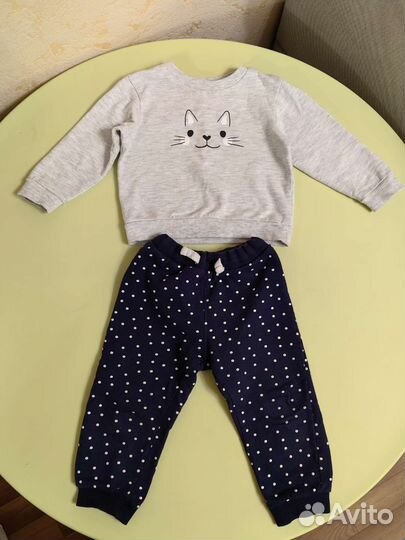 Вещи пакетом на девочку 80-86 размер