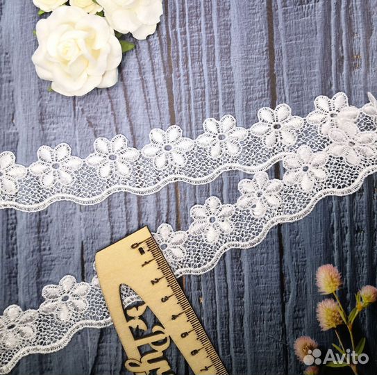 Кружево белое 2,5 см