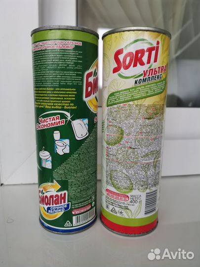 Чистящее средство Биолан и Sorti