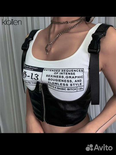 Кожаный корсет