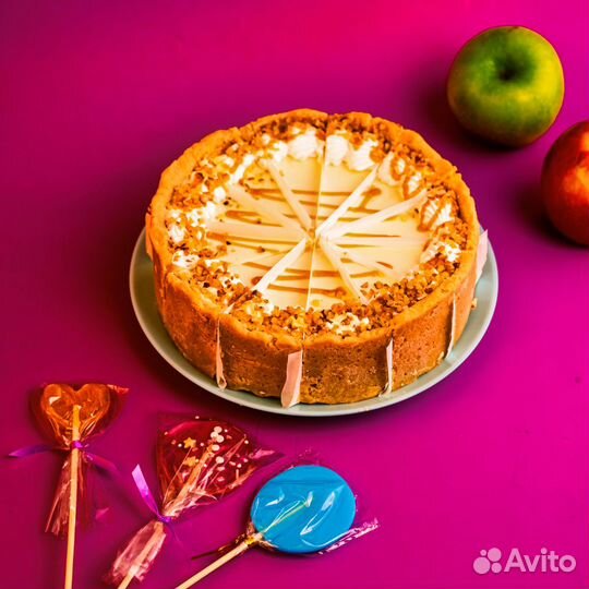 Чизкейк Нью-Йорк яблочный