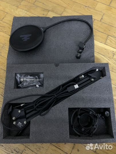 Стойка для микрофона, поп-фильтр