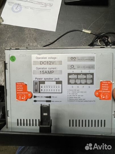 Магнитола штатная Honda civic 4d