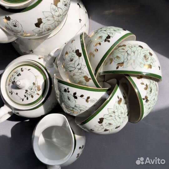 Предметы чайного сервиза Дулево 54 год