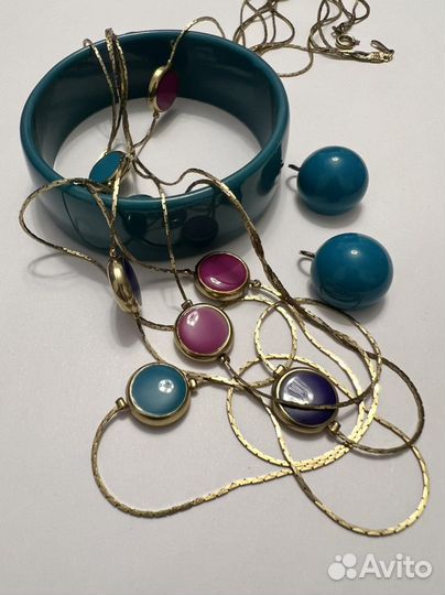 Браслет пластик винтаж США