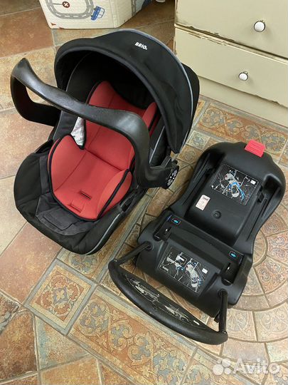 Детское кресло автолюлька + база isofix от 0
