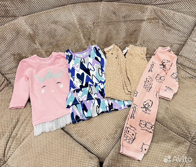 Бу вещи пакетом на девочку 12-18 месяцев