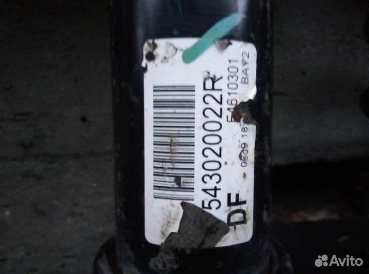 Амморртизаторы, комплект на рено Сценик, Меган