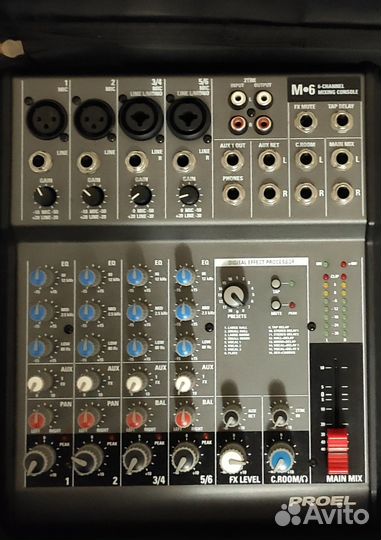 Proel m6 микшер