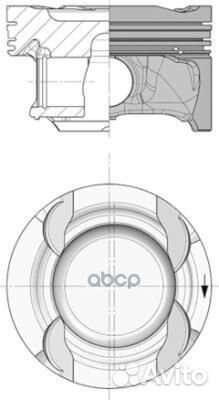 Поршень dm.83.00x1.2x1.0x2.0 STD Цена за 1 шт