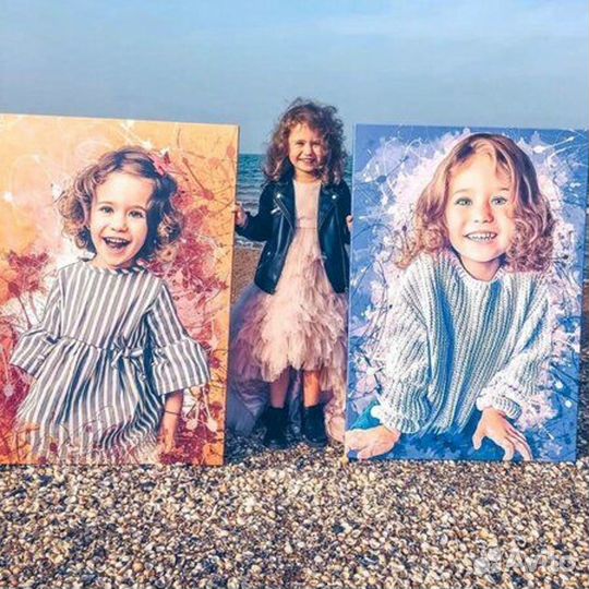 Портрет на холсте по фото в Матвеевом Кургане