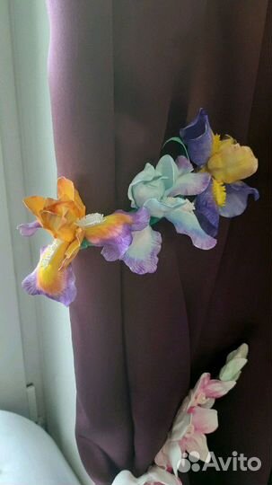 Подхваты для штор ручной работы