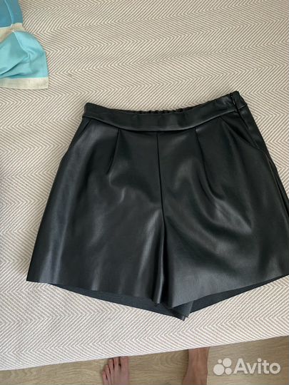 Кожаные шорты для девочки