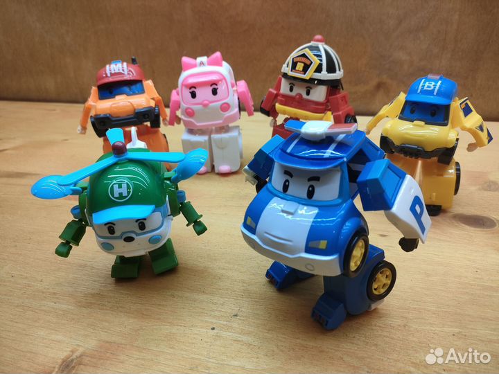 Робокар Поли 6 роботов трансформеров