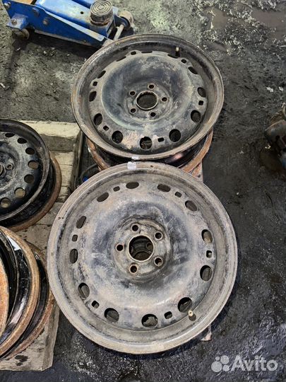 Диски r15 5/100 skoda rapid/volkswagen