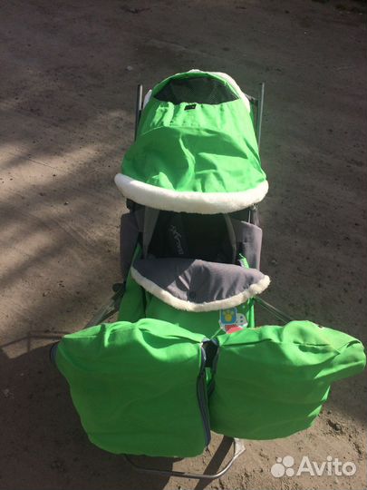 Коляска санки