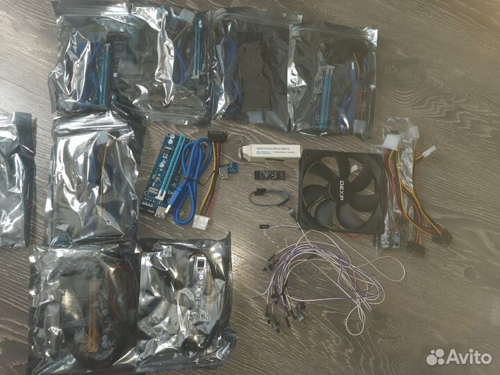 Райзер pci-e/ WatchDog Pro2/ Кулер/ Кнопка включен