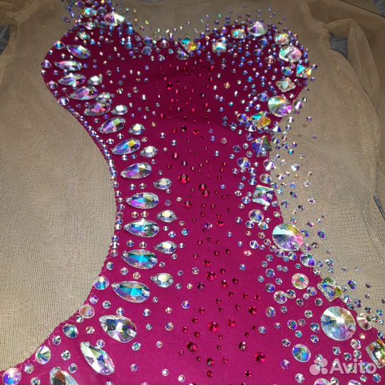 Купальник для художественной гимнастики 130-140см