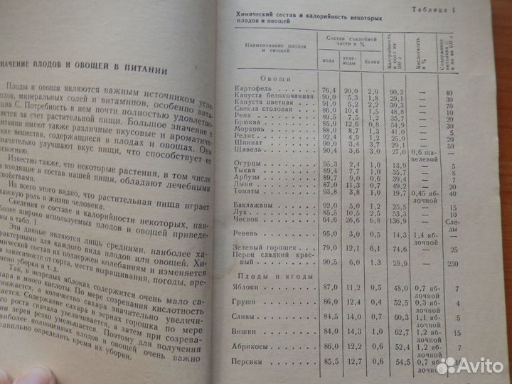 Консервирование плодов и овощей дома 1965г