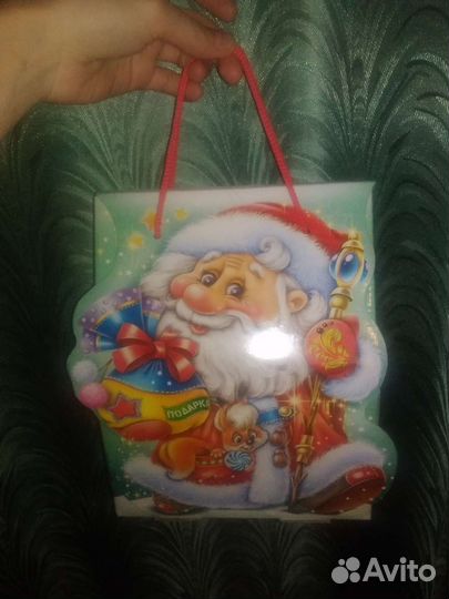 Новый большой новогодний сундучок 3 шт