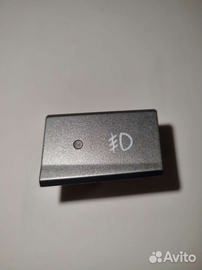 Кнопка передних птф accent серая