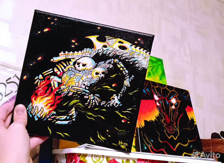 Dark Souls фанарт- картина к Хэллоуину