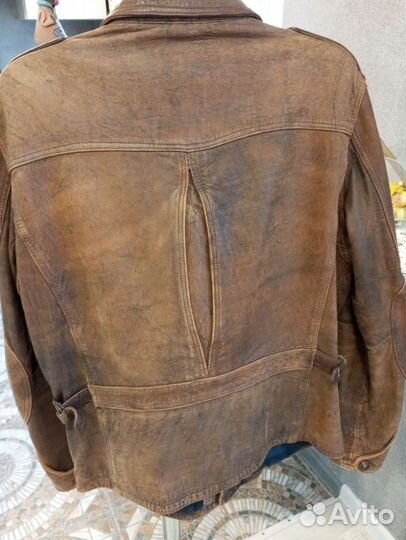 Кожаная куртка мужская