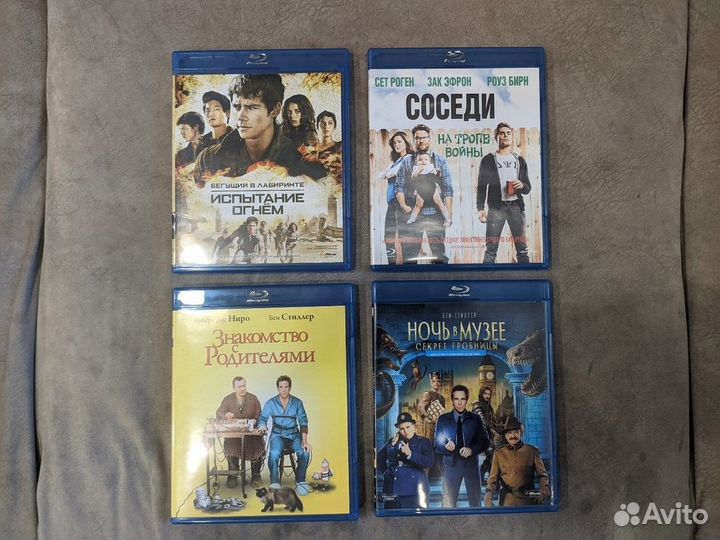 Фильмы Blu-Ray в ассортименте