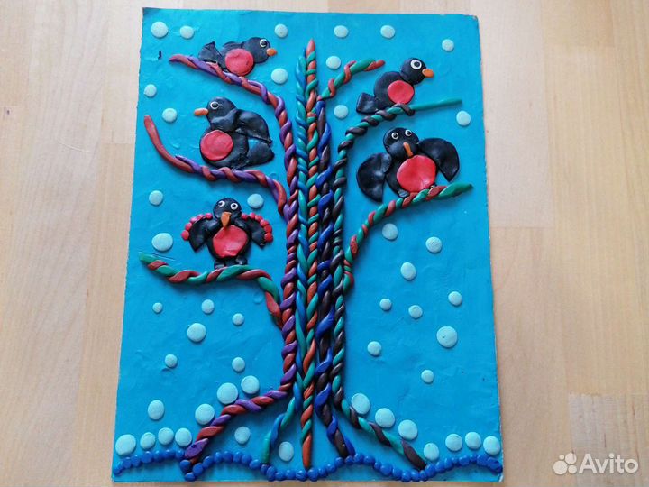 Картина из пластилина 