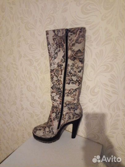 Сапоги демисезон натуральная кожа