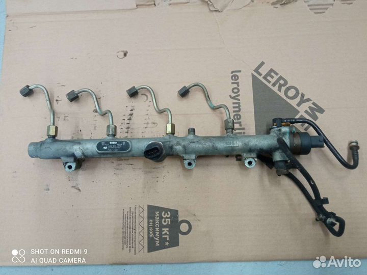 Топливная рампа hyundai santa fe D4EA