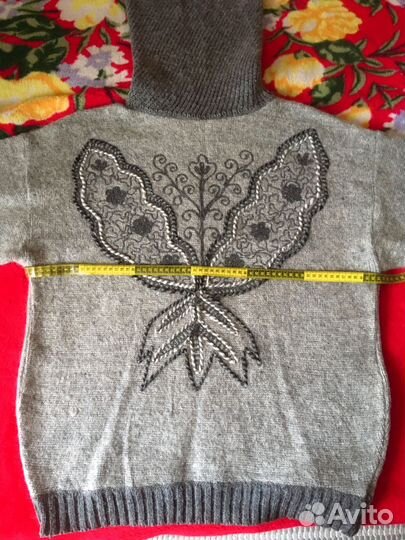 Джемпер женский шерсть оверсайз до 60
