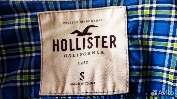 Рубашка в клетку Hollister, оригинал, размер S