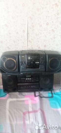 Старые магнитофоны плюс колонка panasonic