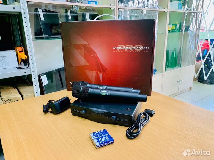 Новый Набор караоке система 2 микрофона