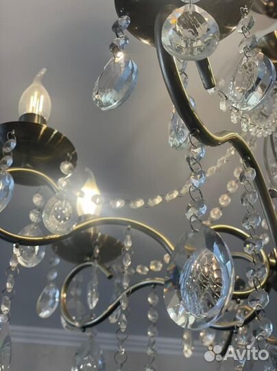Люстра хрустальная чехия