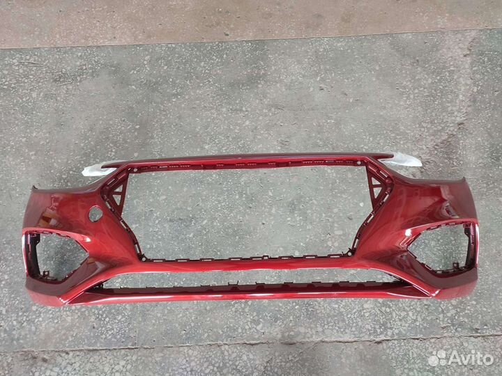 Бампер Хендай Солярис 17-20 г.в. новый,красный