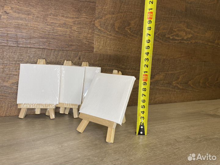 Мини холсты с мольбертами