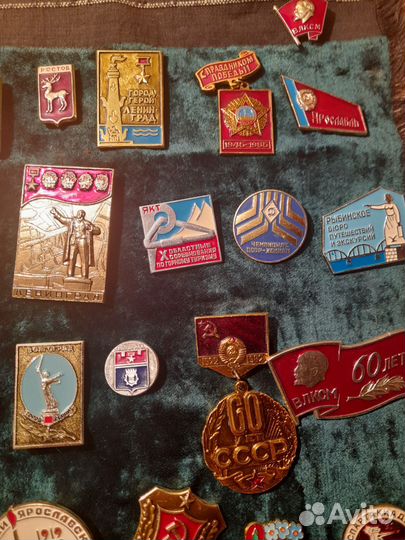 Подборка советских значков, винтаж СССР