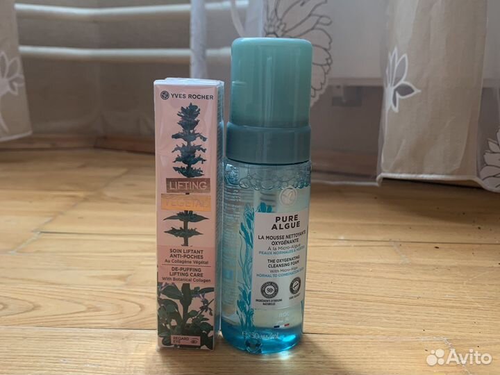 Мусс для умывания и лифтинг крем для глаз ив Роше