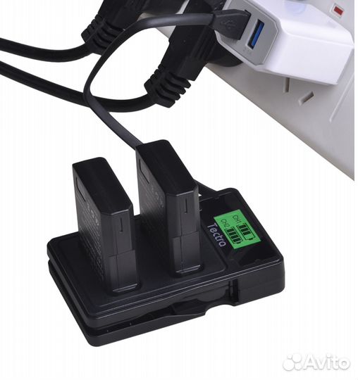 Комплект 2 акб + зарядное для Nikon EN-EL14A