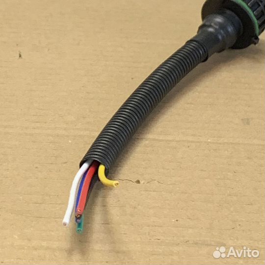 Разъем 6 контактов байонет (розетка) прямой со жгу