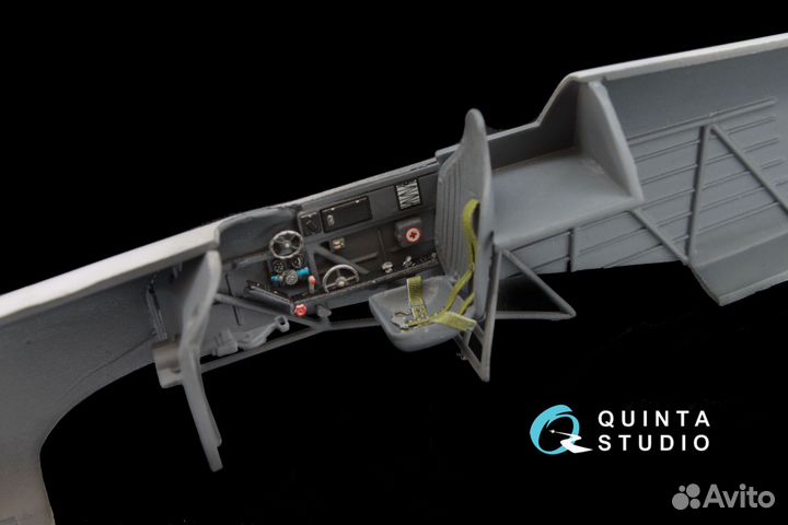 QD48002 3D Декаль интерьера кабины Як-1 (ранние с