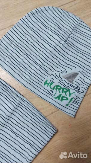 Шапка снуд на 2-3 года