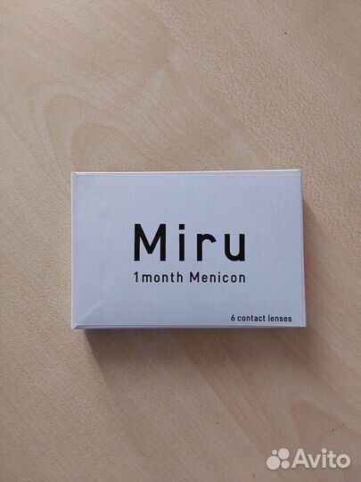 Линзы контактные miru. -4.75