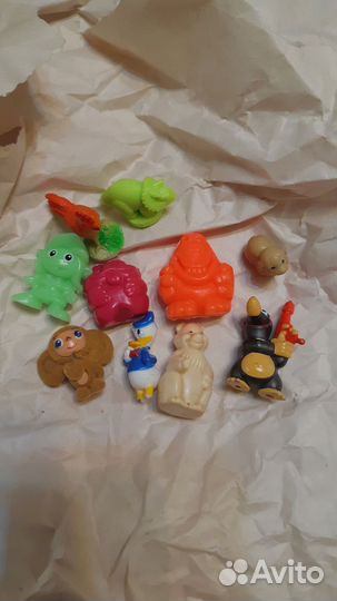 Игрушки из киндера 90х