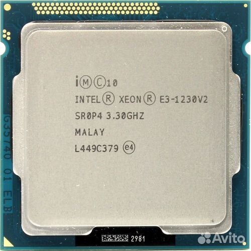 Комплект intel Xeon E3-1230V2 + 8gb DDR3 1333