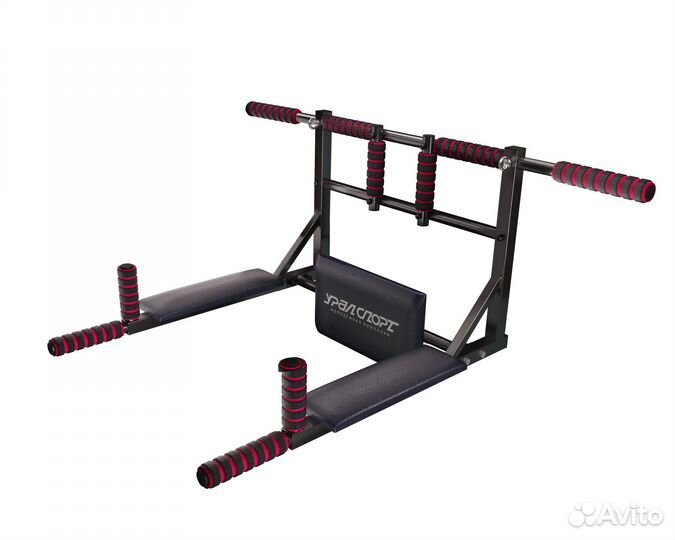 Турник брусья пресс 3 в 1 Урал 30200 черный