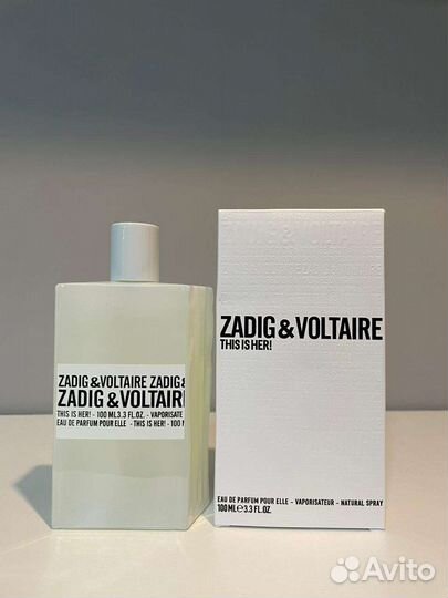 Туалетная вода zadig & voltaire